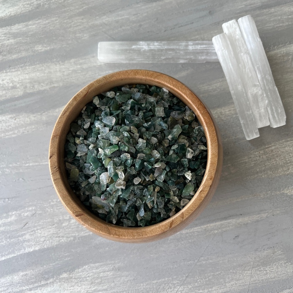Moss Agate Chips